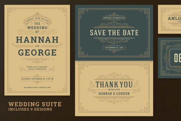 Download Wedding Invitation Suite - Wedding invitation Collection